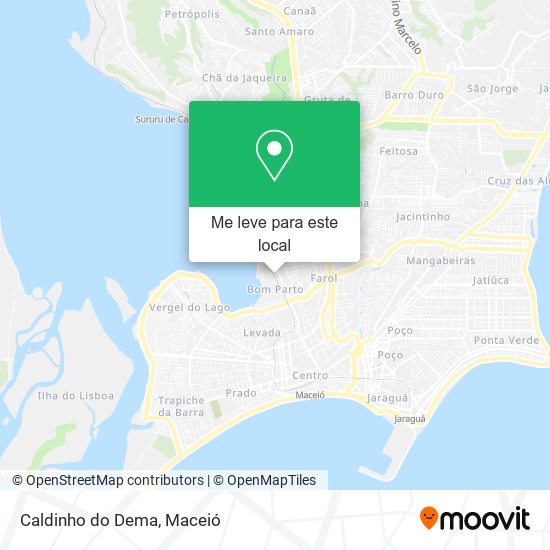 Caldinho do Dema mapa