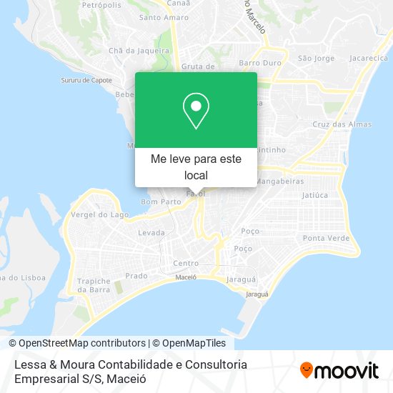 Lessa & Moura Contabilidade e Consultoria Empresarial S / S mapa