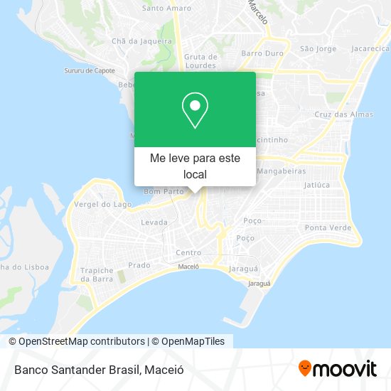 Banco Santander Brasil mapa