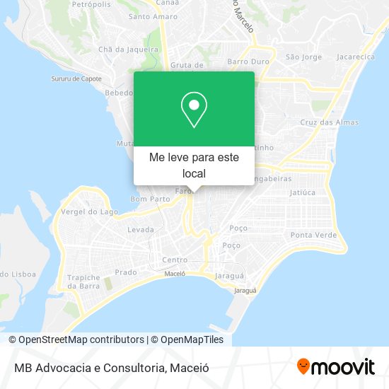 MB Advocacia e Consultoria mapa