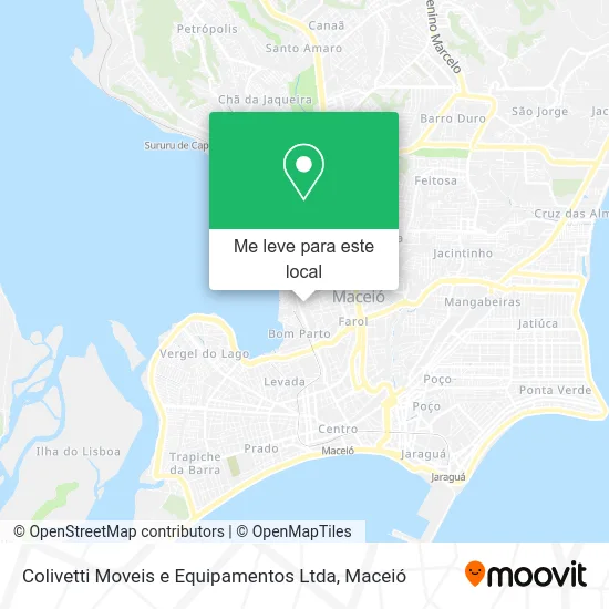 Colivetti Moveis e Equipamentos Ltda mapa