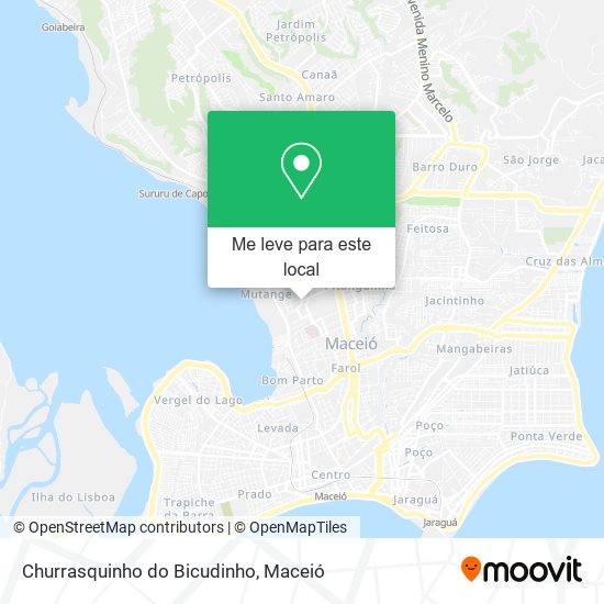 Churrasquinho do Bicudinho mapa