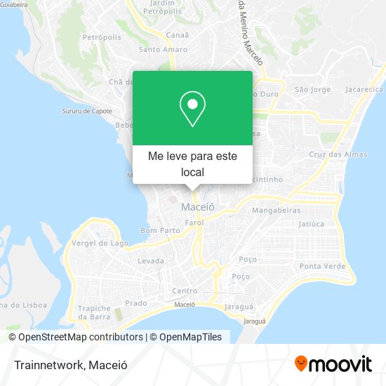 Trainnetwork mapa