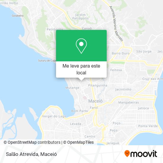 Salão Atrevida mapa