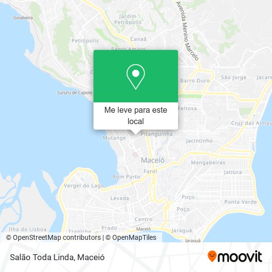 Salão Toda Linda mapa
