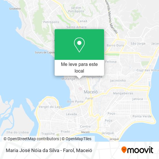 Maria José Nóia da Silva - Farol mapa