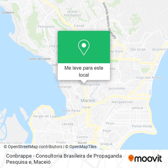 Conbrappe - Consultoria Brasileira de Propaganda Pesquisa e mapa