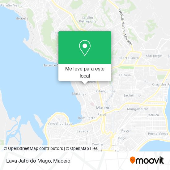 Lava Jato do Mago mapa