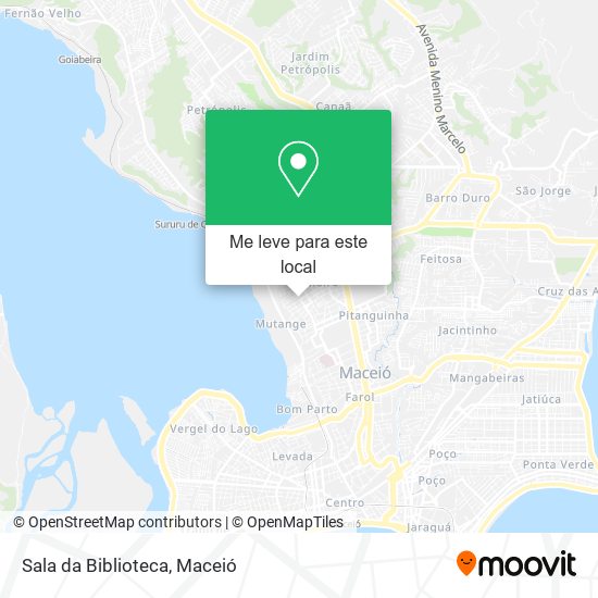 Sala da Biblioteca mapa