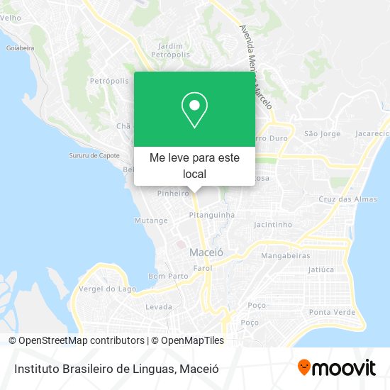 Instituto Brasileiro de Linguas mapa