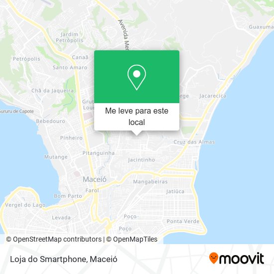 Loja do Smartphone mapa