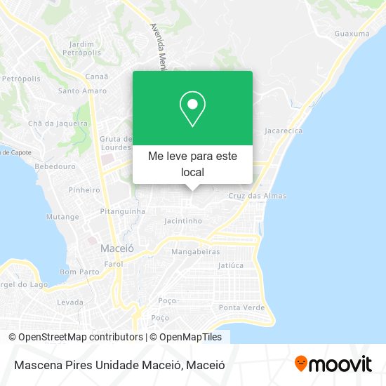 Mascena Pires Unidade Maceió mapa