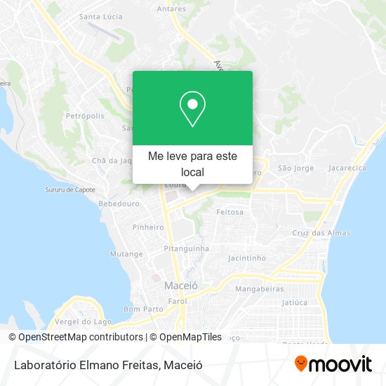 Laboratório Elmano Freitas mapa