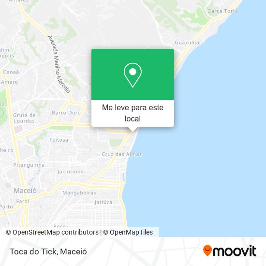 Toca do Tick mapa