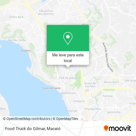 Food Truck do Gilmar mapa