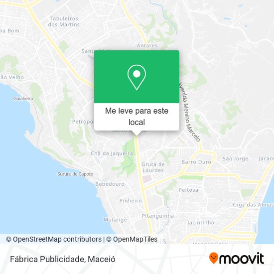 Fábrica Publicidade mapa