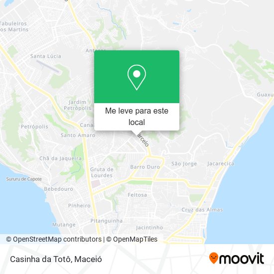 Casinha da Totô mapa