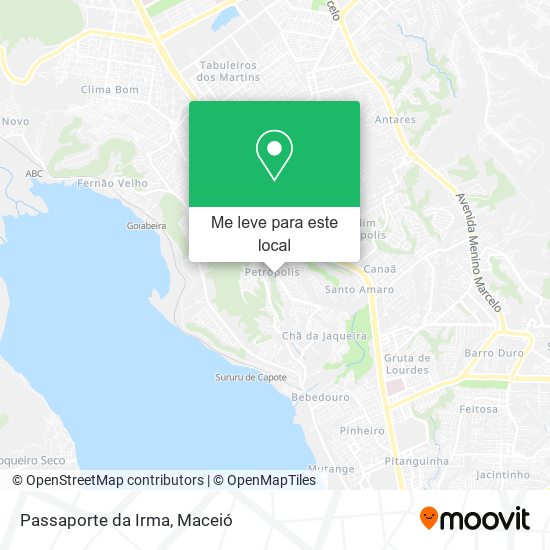 Passaporte da Irma mapa