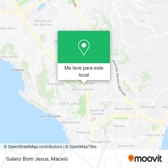 Galeto Bom Jesus mapa