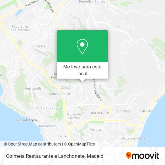 Colmeia Restaurante e Lanchonete mapa
