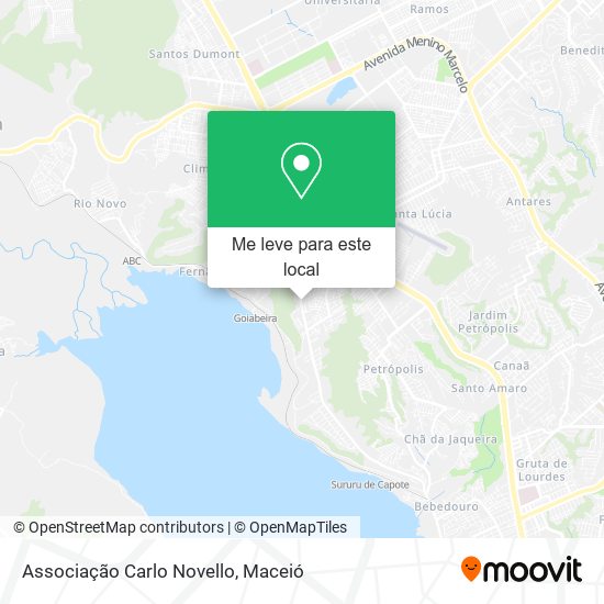 Associação Carlo Novello mapa