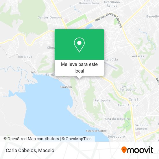Carla Cabelos mapa