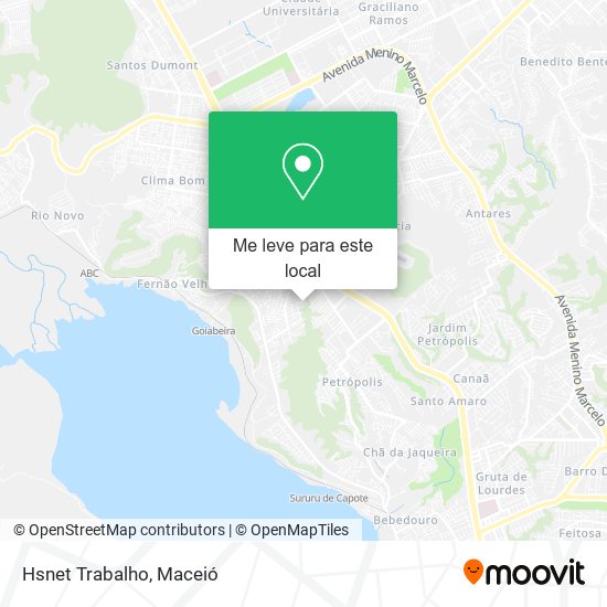 Hsnet Trabalho mapa