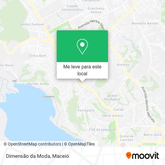 Dimensão da Moda mapa