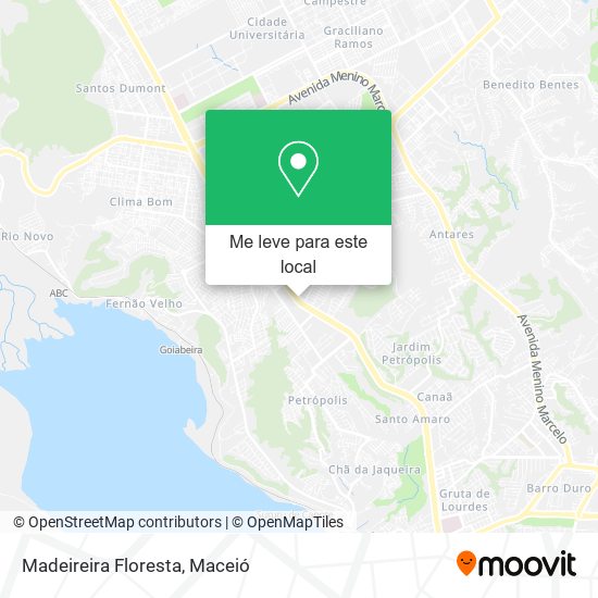 Madeireira Floresta mapa