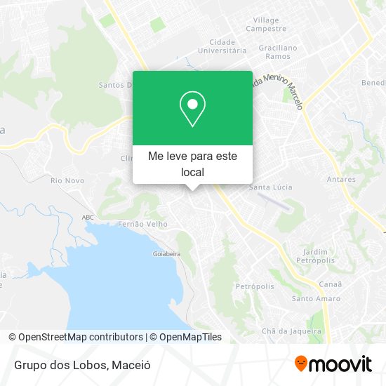 Grupo dos Lobos mapa