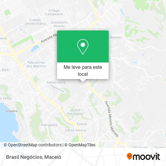 Brasil Negócios mapa