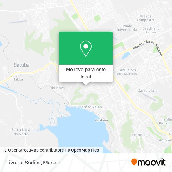 Livraria Sodiler mapa