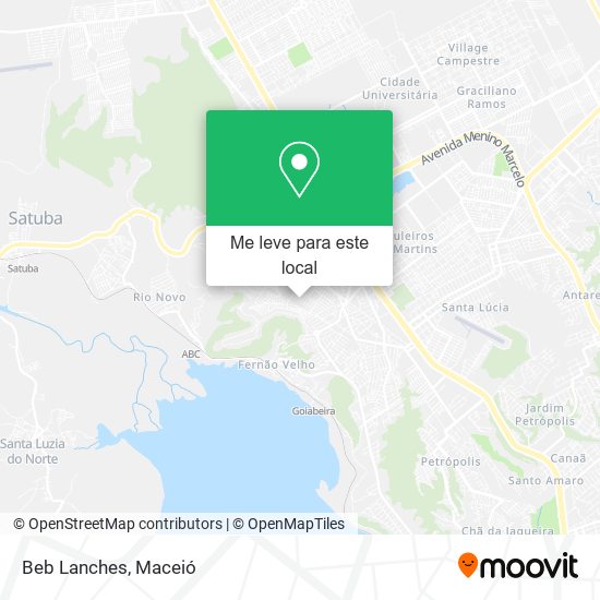 Beb Lanches mapa