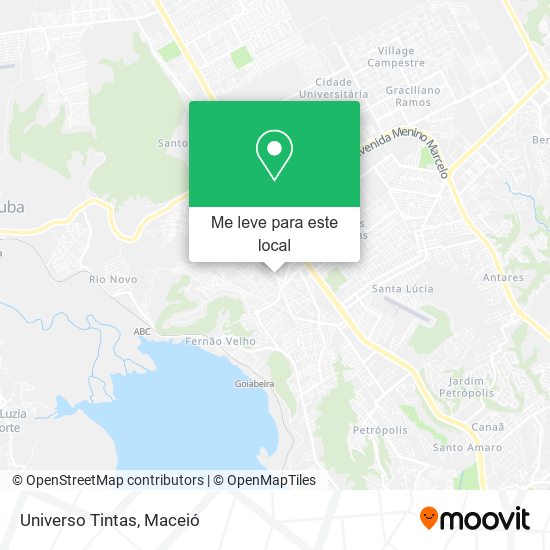 Universo Tintas mapa