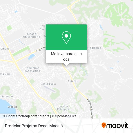 Prodelar Projetos Deco mapa