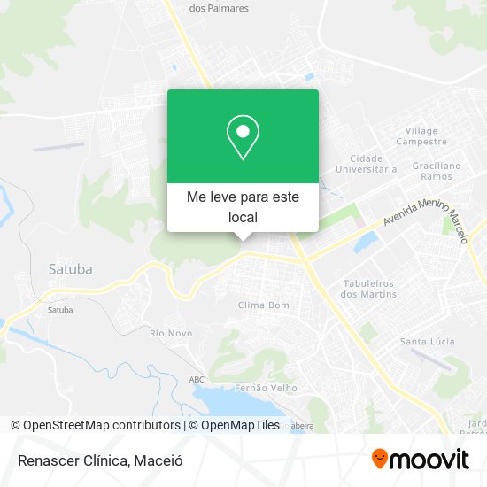 Renascer Clínica mapa