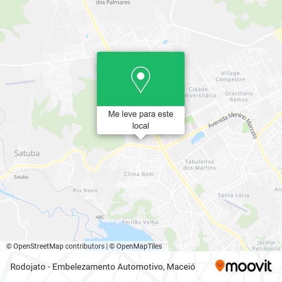 Rodojato - Embelezamento Automotivo mapa