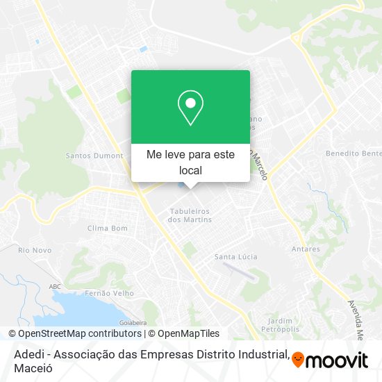 Adedi - Associação das Empresas Distrito Industrial mapa