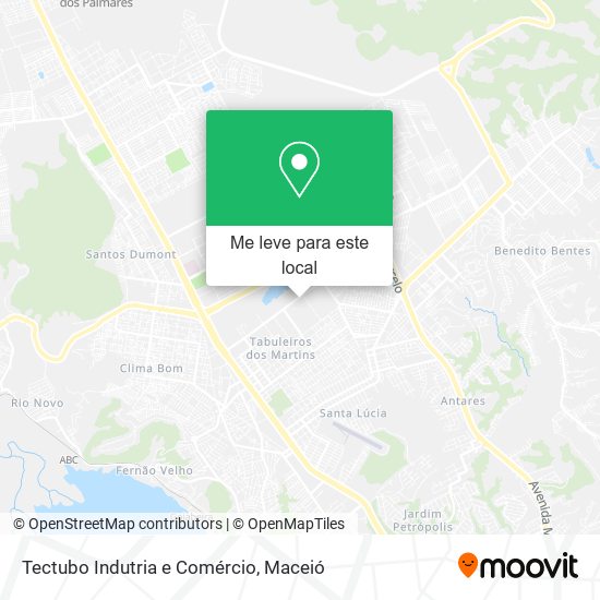 Tectubo Indutria e Comércio mapa