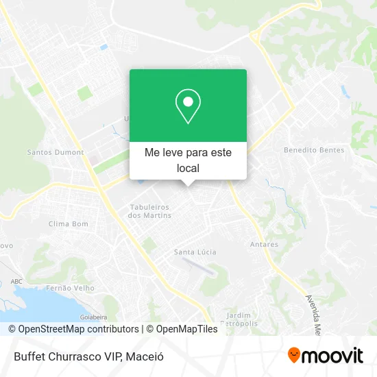 Buffet Churrasco VIP mapa