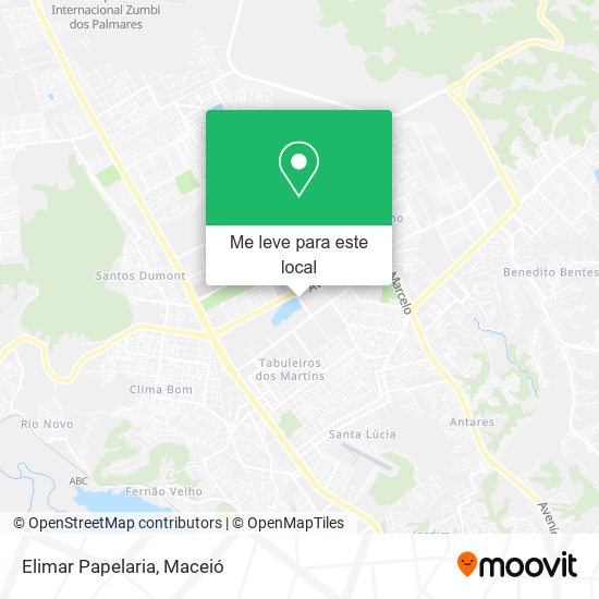 Elimar Papelaria mapa