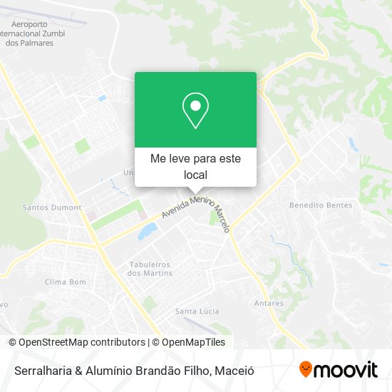 Serralharia & Alumínio Brandão Filho mapa