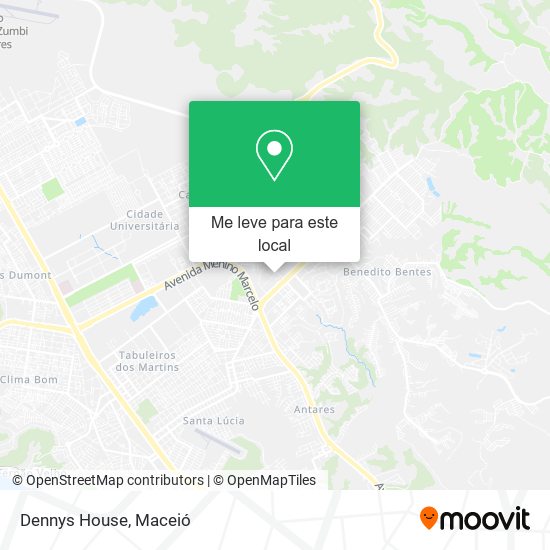 Dennys House mapa