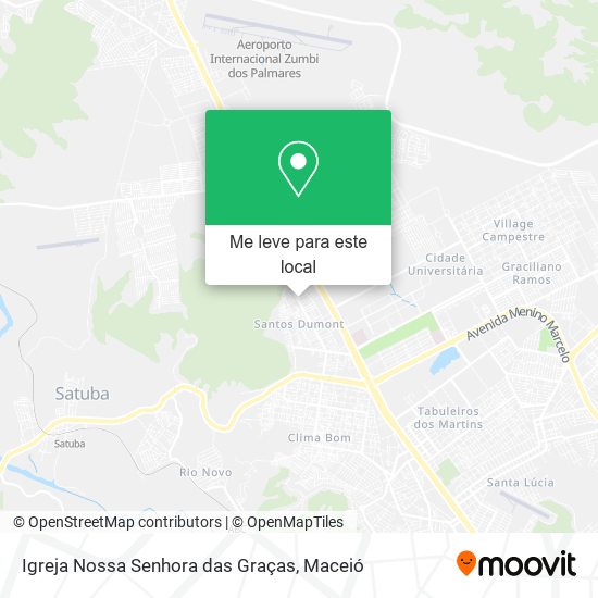 Igreja Nossa Senhora das Graças mapa