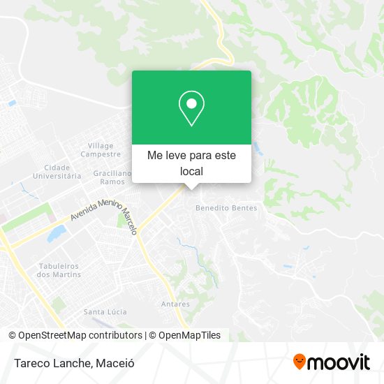 Tareco Lanche mapa