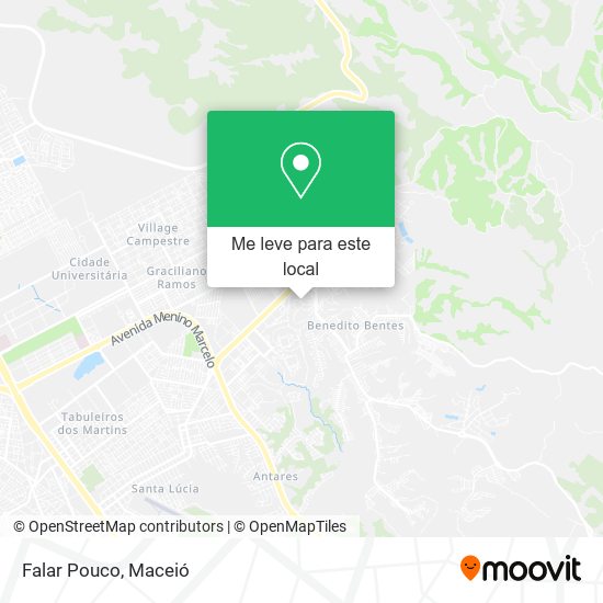 Falar Pouco mapa