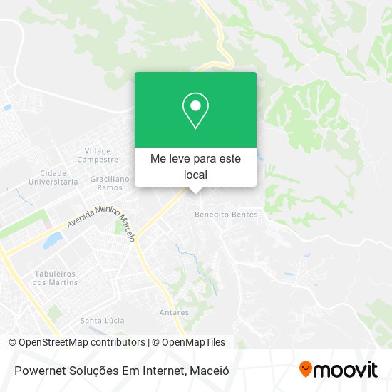 Powernet Soluções Em Internet mapa
