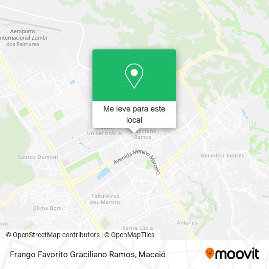 Frango Favorito Graciliano Ramos mapa