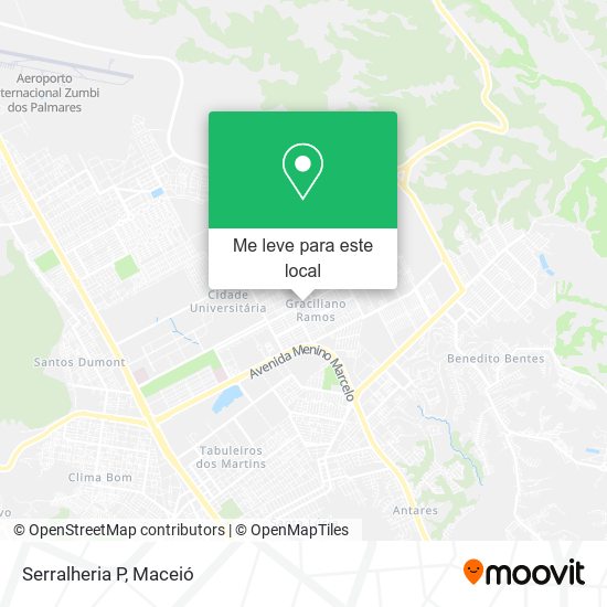 Serralheria P mapa