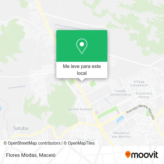 Flores Modas mapa